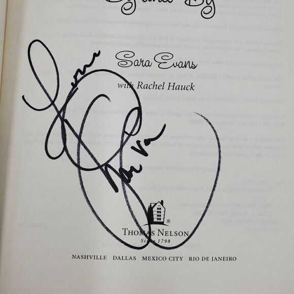 Sara Evans Signed Book The Sweet By and By Hardcover Country Music Artist - Picture 3 of 5